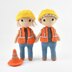 Construction Worker Doll