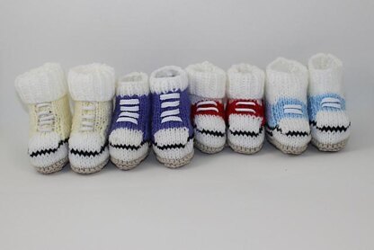 Chunky Baby Basketball Booties