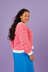 Carefree Cardigan - Free Crochet Pattern for Women in Paintbox Yarns Chenille by Paintbox Yarns