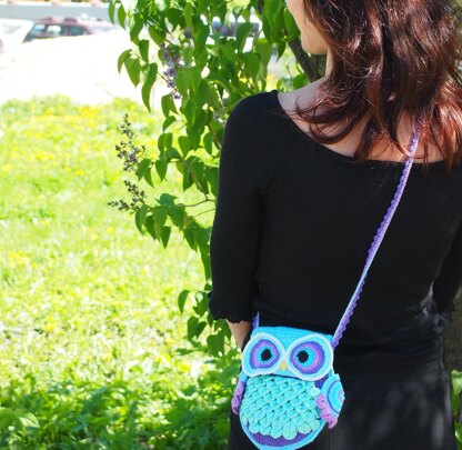 Owl Bag "Blue Dreams"