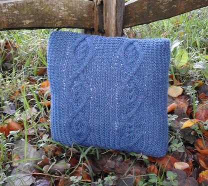 Starburst and cabled cushion covers