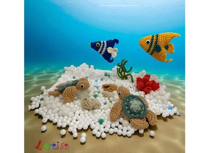 Aquarium Crochet Bundle Fish Pattern 2