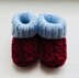Aston Villa Football Club Baby Booties