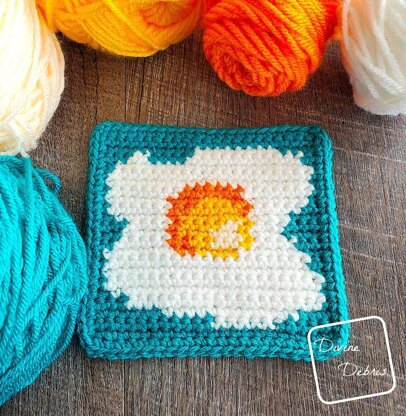 Sunny Side Up Egg Squares