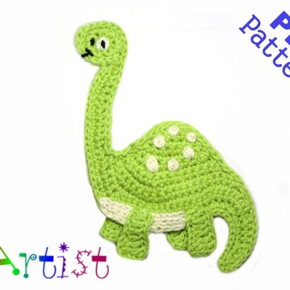 Brontosaurus Dino Applique