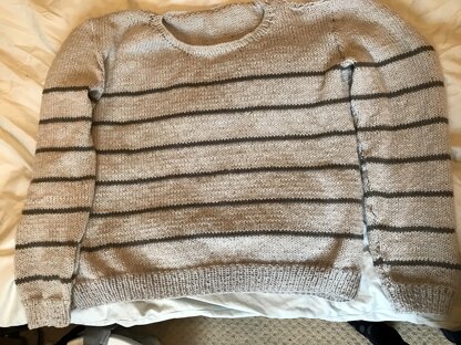 First attempt at knitting a jumper
