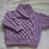 Aisling aran sweater for baby or toddler