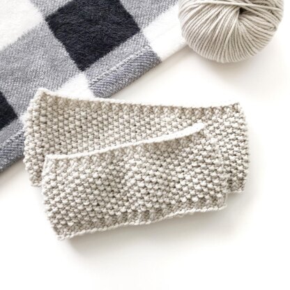 Easy Knit Headband Pattern for Beginners: Seed Stitch, Child + Adult