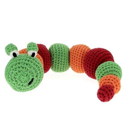 Caterpillar Toy in Hoooked RibbonXL - Downloadable PDF