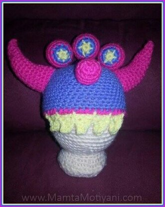 Crochet 3 Eyed Alien Hat Pattern A Cute Ogre Monster