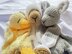 Duck, Lamb, Bunny Comforters