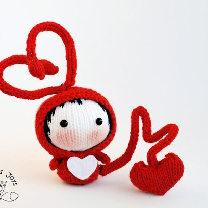 Fall in Love small Red Bug Doll. Toy from the Tanoshi series.