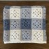 Gingham Granny Square Baby Blanket