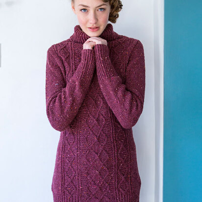 Red Clover Sweater in Berroco Blackstone Tweed