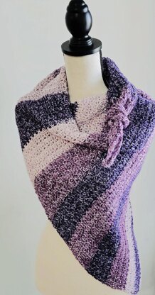 The Purple Orchid Scarf