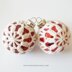 Lace Christmas Baubles