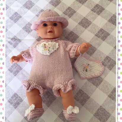 Pink Heart Doll Pattern