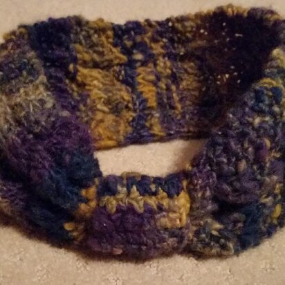 Chain Link Earwarmer (with cinch) - knitting pattern