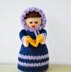 Christmas Carol Singer Doll Knitting Pattern - Toy Knitting Pattern