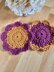 Polka Dot Flower Coaster
