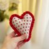 Amigurumi hearts, crochet cute hearts