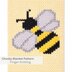 Bee Chunky Baby Blanket Pattern: Finger Knitting Tutorial (PDF Pattern)