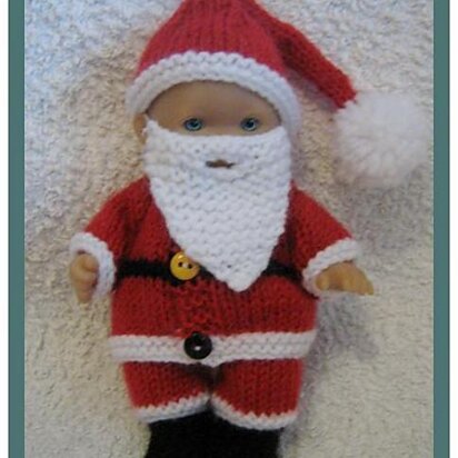 Offer! 5" Berenguer Doll Fun Santa Suit