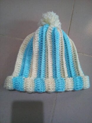 Ridged hat