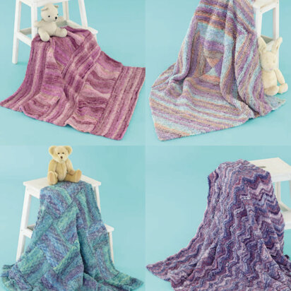 Blankets in Sirdar Flurry - 7959 - Downloadable PDF