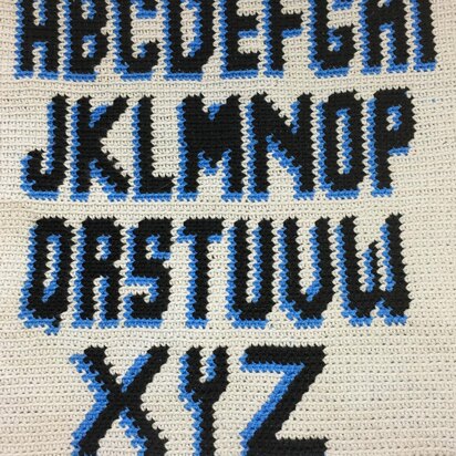 Alphabet Letters Tapestry