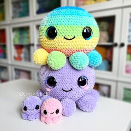 The Jumbo Kawaii Octopus Family