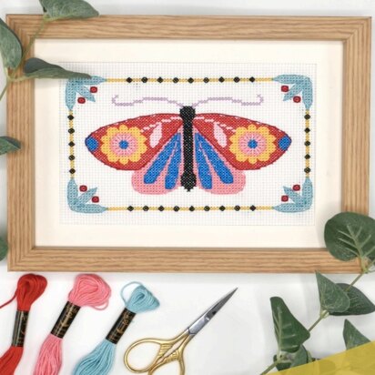 Anchor Butterfly Cross Stitch - ANC0003-113 - Downloadable PDF