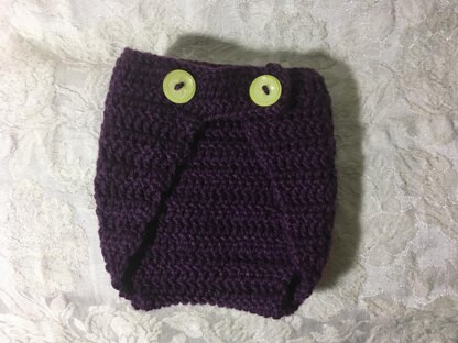 Eggplant Baby Outfit