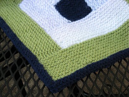 Log Cabin Baby Blanket