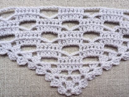 Crochet Bandana/Shawl Chart/Pattern #27