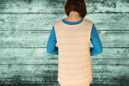 Stockinette Ripple Stitch Vest