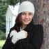 626 Smocked Cable Hat and Mitts - Hat and Handwarmers Knitting Pattern for Women in Valley Yarns Colrain