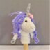 Unicorn finger puppet