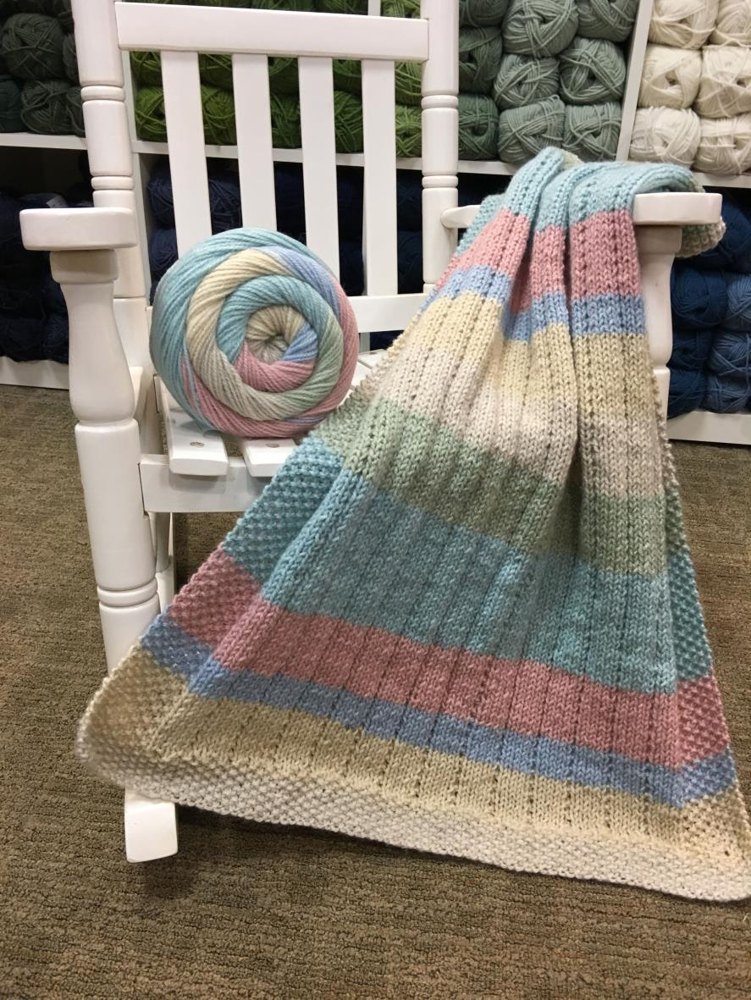 Simple lines baby blanket sale