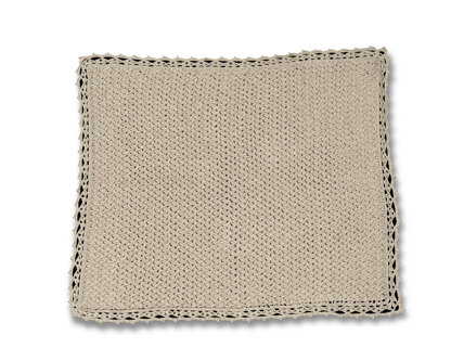 Diagonal Basketweave Baby Blanket in Cascade Yarns North Shore - DK584 - Downloadable PDF