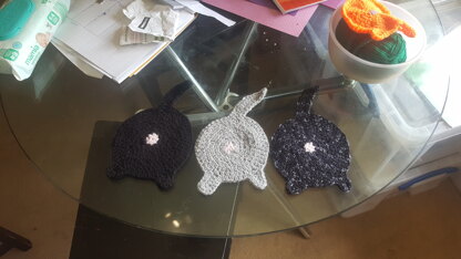 Cat butt coasters