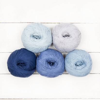 MillaMia Naturally Soft Cotton Ombre 5 Ball Color Pack