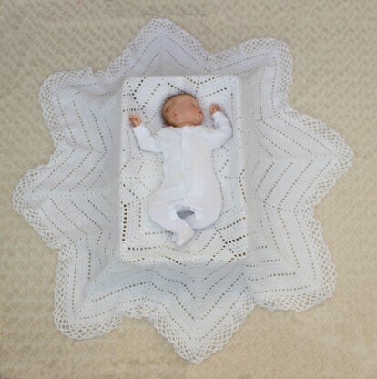 Crochet pattern baby shawl #8