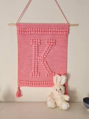 Letter K Wallhanging