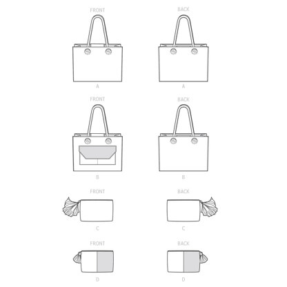 McCall's Totes and Pouches M8271 - Sewing Pattern