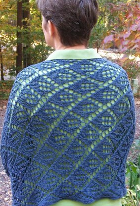 Diamonds are a Girl's Best Friend shawl