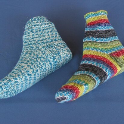 Timberline Toes - knitting pattern