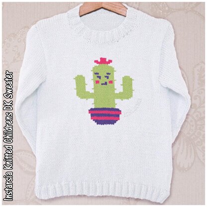 Intarsia - Smirking Cactus - Chart Only