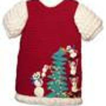 Trim The Tree Holiday Dress Crochet Pattern