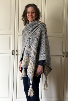 Crochet Ruana Pattern: Easy-Breezy Crochet Ruana